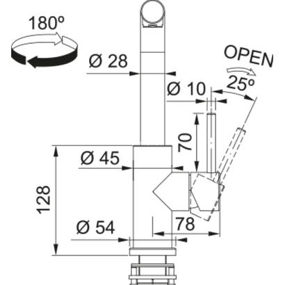 Franke Smart Glenda Standard Μπαταρία Κουζίνας 115.0706.985