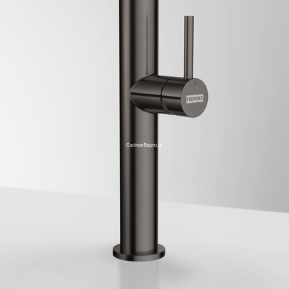Franke Pescara Spray Inox Anthracite Μπαταρία Κουζίνας Ντους 115.0741.696