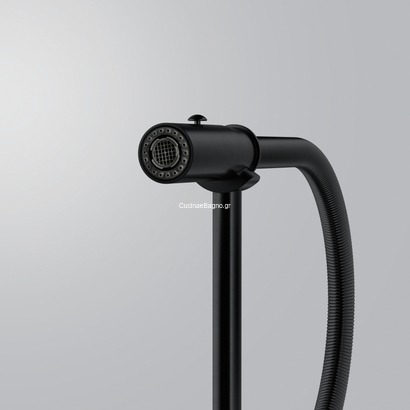 Franke Pescara Spray Inox Industrial Black Μπαταρία Κουζίνας Με Εύκαμπτο Ντους 115.0741.721