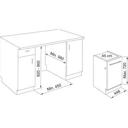 Πλυντήριο Πιάτων Franke FDW 4511 D8P DOS C 117.0747.491