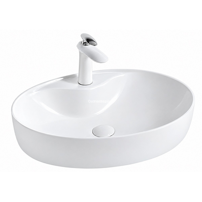 Gloria Azur 58x41 Νιπτήρας Επιτραπέζιος Πορσελάνης 83-8560