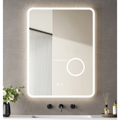 Καθρέπτης Με Φωτισμό LED 60x80 Karag Porto
