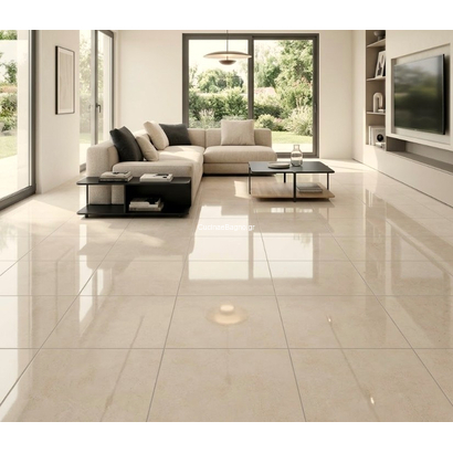 Ever Cream Brillo 60x60 Porcellanato Γρανίτης Δαπέδου Γυαλιστερό