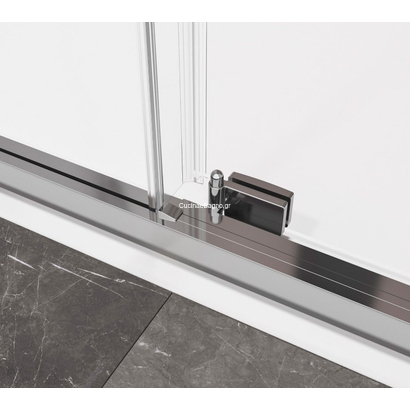 Karag 70x200 Cm Χρωμέ Κρύσταλλο Συρόμενο ILVA 400