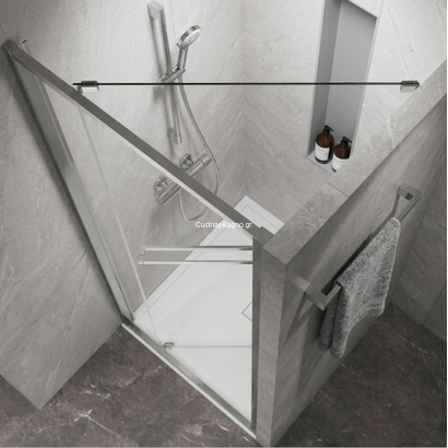 Karag 70x200 Cm Χρωμέ Κρύσταλλο Συρόμενο ILVA 400