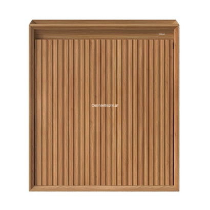 Karag Nordy  45x25 Acacia Έπιπλο Μπάνιου Κρεμαστό Βάση Με Νιπτήρα