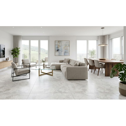 Rapolano White Mat 60x120 Rettificato Γρανίτης Πλακάκι Δαπέδου - Τοίχου