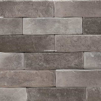 Pris Stone Gris - Madrazzo Gris 7x28 Porcellanato Τουβλάκι Ματ Ανάγλυφο