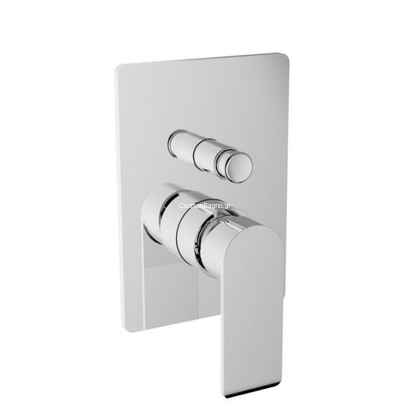 Teorema Xs Μείκτης Διπλός Ντουζιέρας Εντοιχισμού Χρωμέ 183117