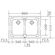 Franke Logica Line LOX 620-34-34 Νεροχύτης Inox Λείος 86x50 101.0172.248