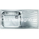 Sanitec 11446 Cometa 100x50 Inox Νεροχύτης
