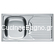 Pyramis Bradford 78x43,5 1b 1d Νεροχύτης Ανοξείδωτος Maidsinks 100173001