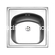 Pyramis Inset 44x44 1b Νεροχύτης Ανοξείδωτος Maidsinks 101042401 Μία (1) Γούρνα