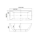 Karag KERES K-1505 170 Bianco Lucido 170x80 Μπανιέρα Ελεύθερης Τοποθέτησης