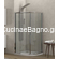 Karag N Flora 200 Inox 90x90x170 Cm Καμπίνα Ντουζιέρας Ημικυκλική ΔΙΑΦΑΝΗ