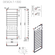 Karag Design 7-1300 50x130 Χρωμέ Θερμαντικό Σώμα Μπάνιου