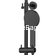 Moon Shower Στήλη Ντους Inox Nero Matt Με Θερμοστατική Μπαταρία 45309MB