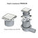 Maxiflow Premium 10x10 Σιφώνι Δαπέδου Τετράγωνο 1253207
