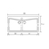 Sanitec 326 Modern 93x50 Νεροχύτης Γρανίτης