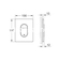 Grohe 38844SH0 Λευκή Arena Cosmopolitan Πλακέτα Καζανακιού Διπλής Λειτουργίας Κάθετη