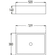 ROCK ROC052A Νιπτήρας Πέτρινος Επιτραπέζιος 52x38 Antracite TEMA