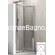 Karag M4S Inox  86-91x190 Cm Καμπίνα Ντουζιέρας Σπαστή ΔΙΑΦΑΝΗ