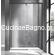 Karag Santorini 400 Gun Metal 130x200 Πόρτα Ντουζιέρας Συρόμενη Προφίλ Ανθρακί