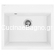 LAVEO Tau White 60x50 Νεροχύτης Γρανίτης