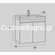 ProBagno 952Γ 65x45 Έπιπλο Μπάνιου Κρεμαστό