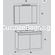 ProBagno 958Α 90x46 Έπιπλο Μπάνιου Κρεμαστό