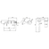 KARAG Joan Brass Pattern 24686-425A-BP Μπαταρία Νιπτήρα Επιτοίχια