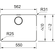 Franke Mythos MYX 210-55 Νεροχύτης Inox 56x41 127.0703.901