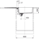 Franke Centro CNG 611-100 Stone Grey 100x50 Νεροχύτης 114.0687.661