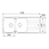 Franke Antea AZG 621 Matte Black 116x50 Νεροχύτης 114.0663.192