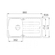 Franke Antea AZG 611-86 Coffee 86x50 Νεροχύτης 114.0520.528