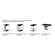Franke MYTHOS 2GETHER FMY 839 HI Black Crystal Εστία Απορρόφησης 340.0597.249