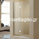 Karag ON 400 120x195 Πόρτα Καμπίνας Διάφανη Προφίλ Inox