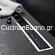 Karag CONFLUO PREMIUM LINE 650 BLACK GLASS 56cm Σιφόνι δαπέδου ευθύγραμμο
