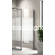 Karag S-10 Χρωμέ 78x180 Cm Πλαϊνό Σταθερό Για Πόρτα Ντουζιέρας Penta - Flora