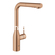 Grohe Essence New L 30270DL0 Brushed Warm Sunset Μπαταρία Κουζίνας Ντους Με Διακόπτη Αλλαγής