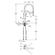 Grohe Essence New 30503KF0 Phantom Black Μπαταρία Κουζίνας Ντους Με Διακόπτη Αλλαγής