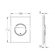 Grohe Nova Cosmopolitan S 37601AL0 Brushed Hard Graphite Πλακέτα Καζανακιού Διπλής Ροής Κάθετη