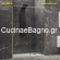 Karag LEA 400 Oro 100x200 Cm Καμπίνα Ντουζιέρας Συρόμενη Χρυσή