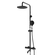 KLS Carla Inox Matt Black PVD Στήλη Ντουζιέρας Με Μπαταρία 690650CMB