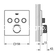 Grohe Grohtherm SmartControl 29126DL0 Brushed Warm Sunset  Θερμοστατική Μπαταρία Εντοιχισμού 3 Ροών