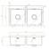 LAVEO Marmara Inox 78x44 Νεροχύτης Ανοξείδωτος SAM_020T