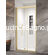 Karag Vivox 400 Χρυσό 90x200 Cm Πόρτα Ντουζιέρας Σπαστή ΔΙΑΦΑΝΗ
