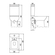 Creavit Quadro BW 60x35 Λεκάνη Με Καζανάκι LR3600_TH