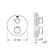 Grohe Grohtherm 24076000 Θερμοστατική Μπαταρία Εντοιχισμού 2 Ροών & Διανομέα