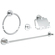 GROHE 40776001 Chrome Essentials 4-in-1 Σετ Αξεσουάρ Μπάνιου 4 Τεμαχίων Χρωμέ